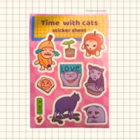 Silly Cat series Sticker Sheets