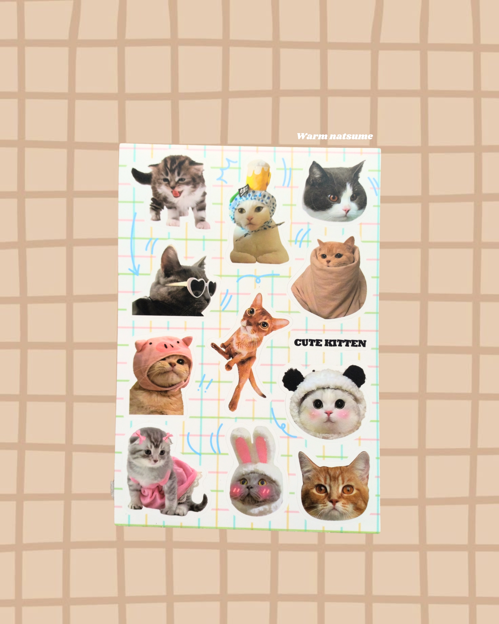 Silly Cat Series 02 Sticker sheets - Image 7