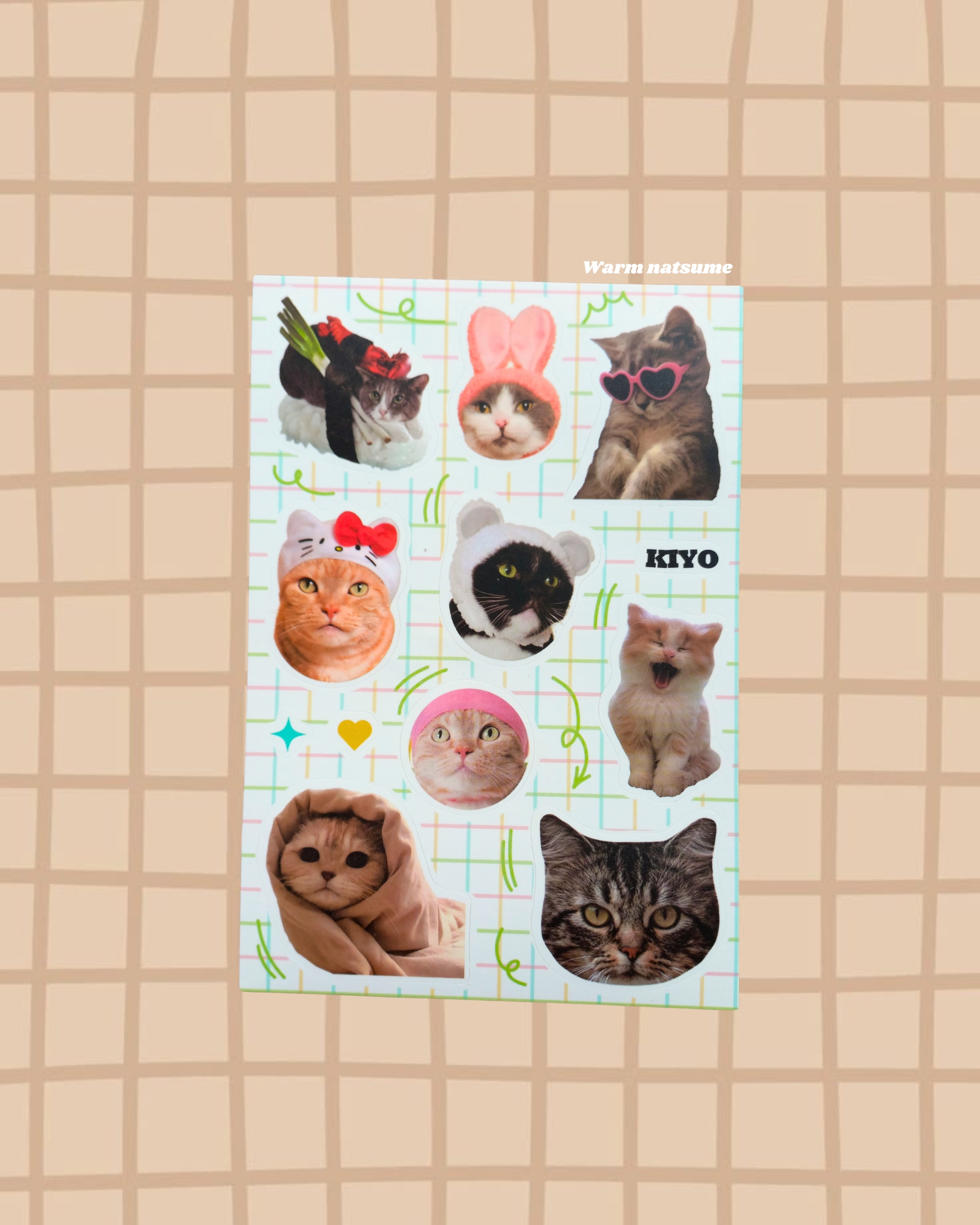 Silly Cat Series 02 Sticker sheets - Image 6