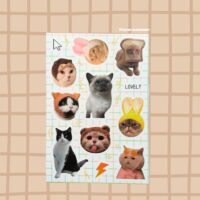 Silly Cat Series 02 Sticker sheets