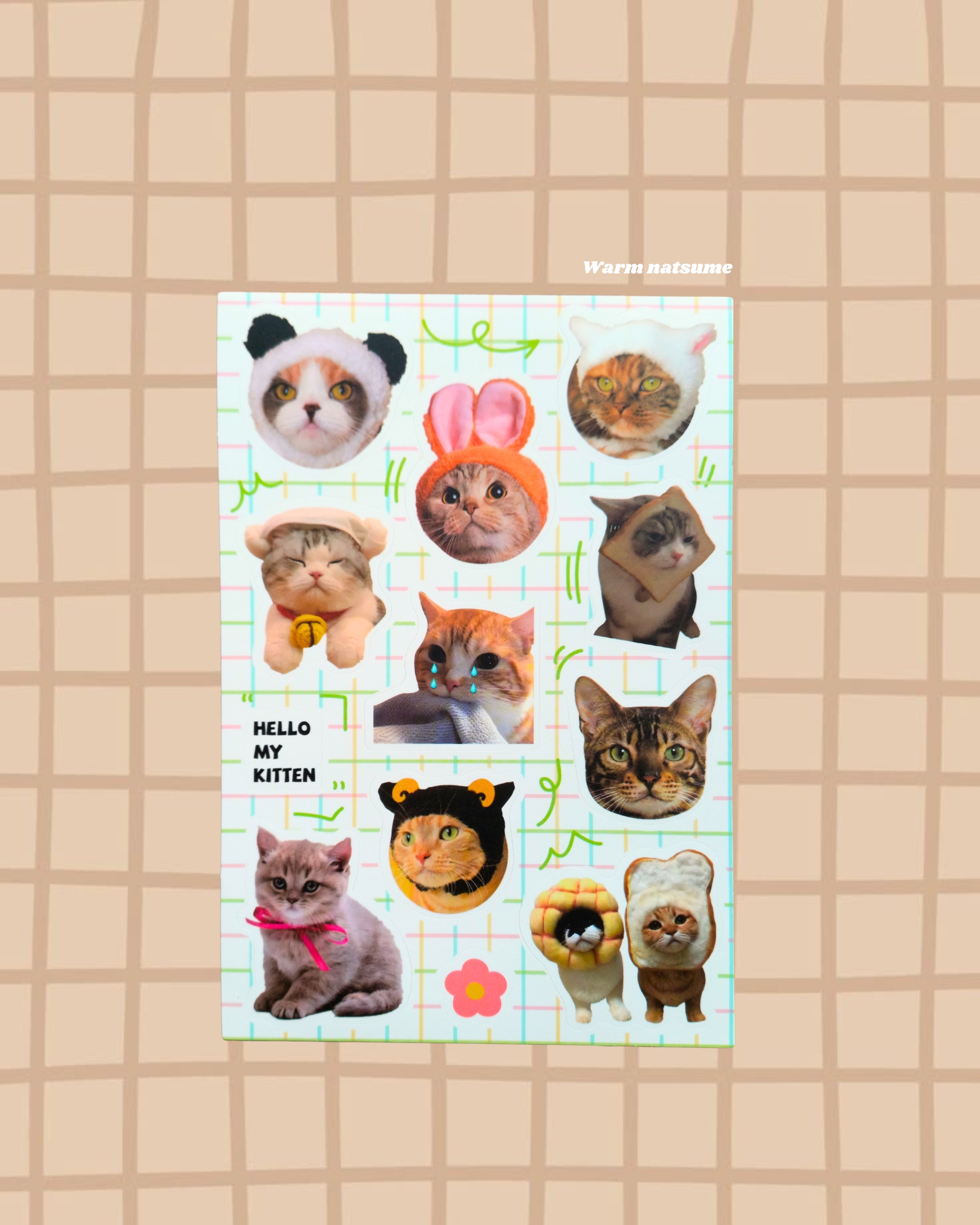 Silly Cat Series 02 Sticker sheets - Image 5